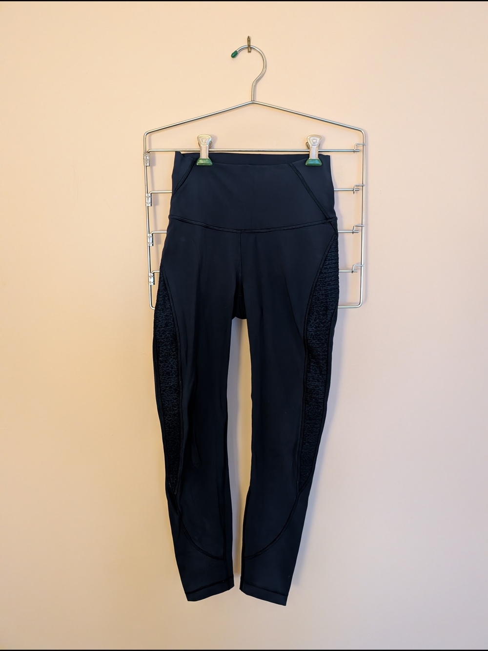 Lululemon Leggings with Side Mesh Panels